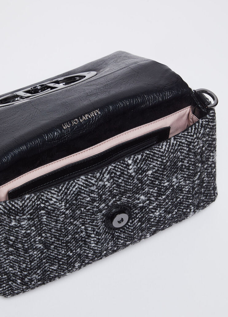 Large chevron LaPuffy bag