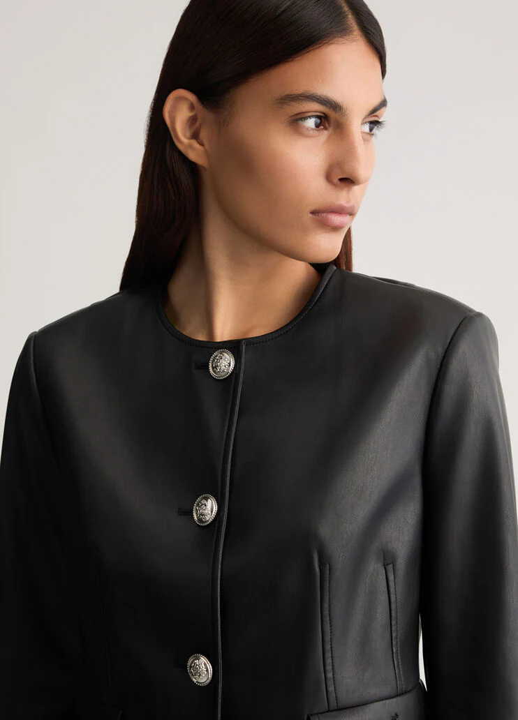 Coated fabric jacket
