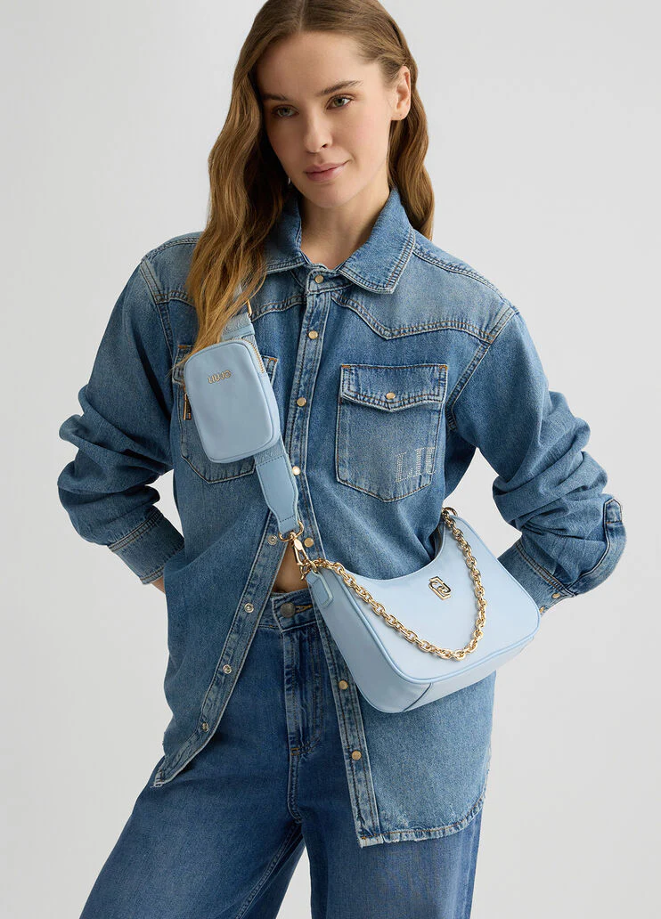 Shoulder bag with charm