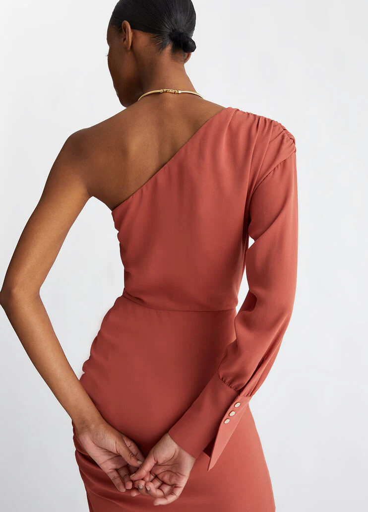 Smart one-shoulder dress