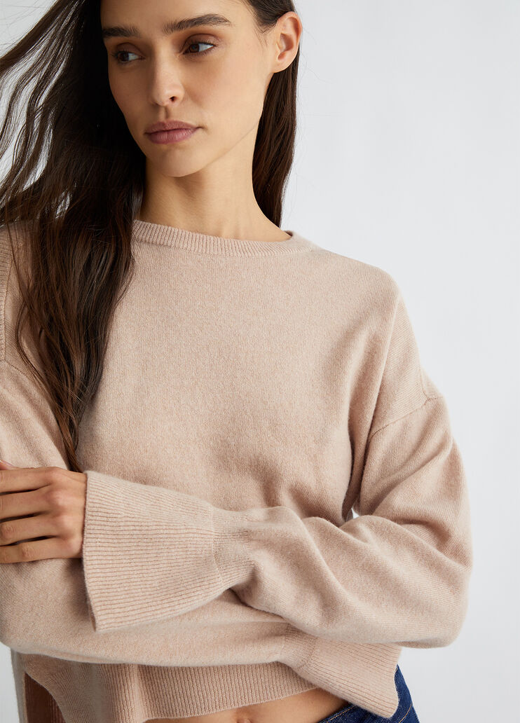 Wool and cashmere sweater