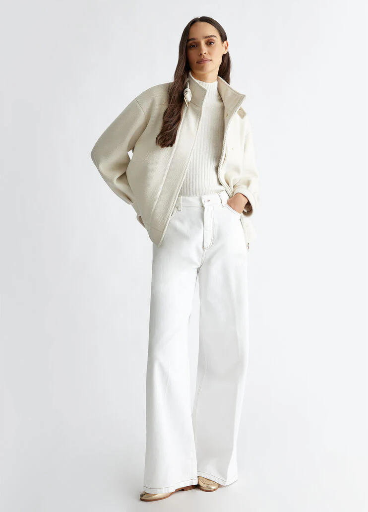 Chevron lurex jacket