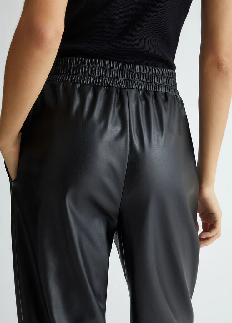 Coated fabric trousers