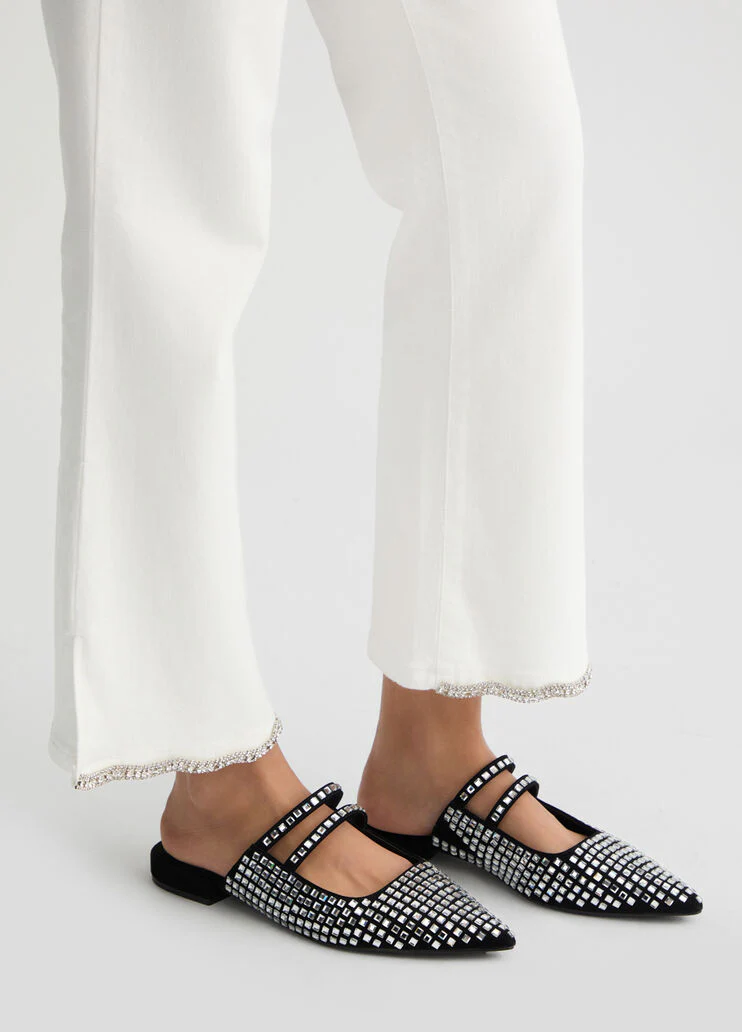 Bottom Up bootcut jeans with rhinestones