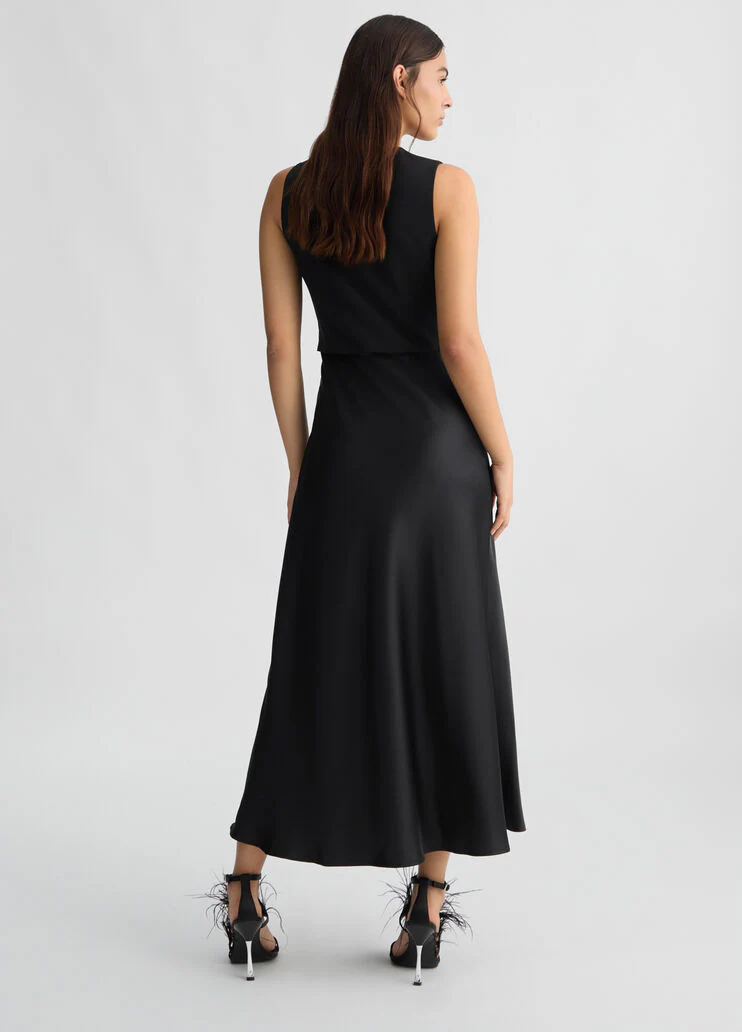 Long dress with waistcoat