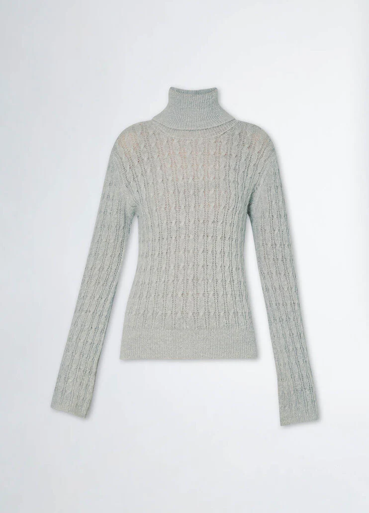 Alpaca blend turtleneck