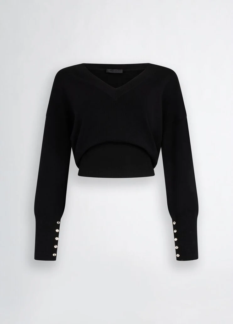 Black top with cut-out