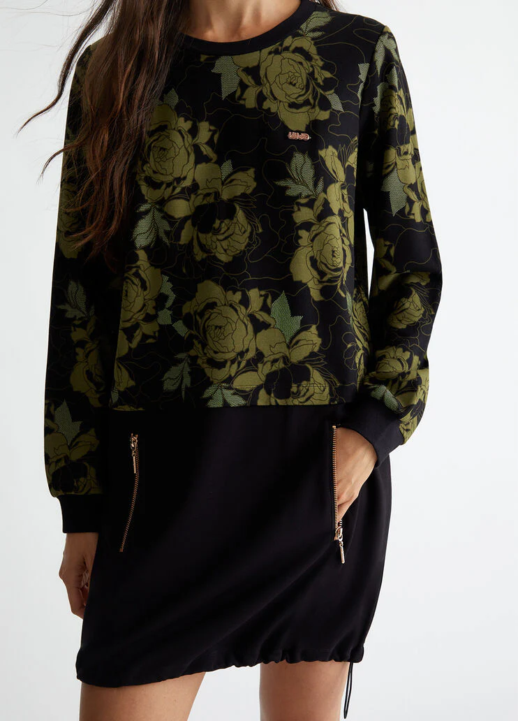 Dress with floral print