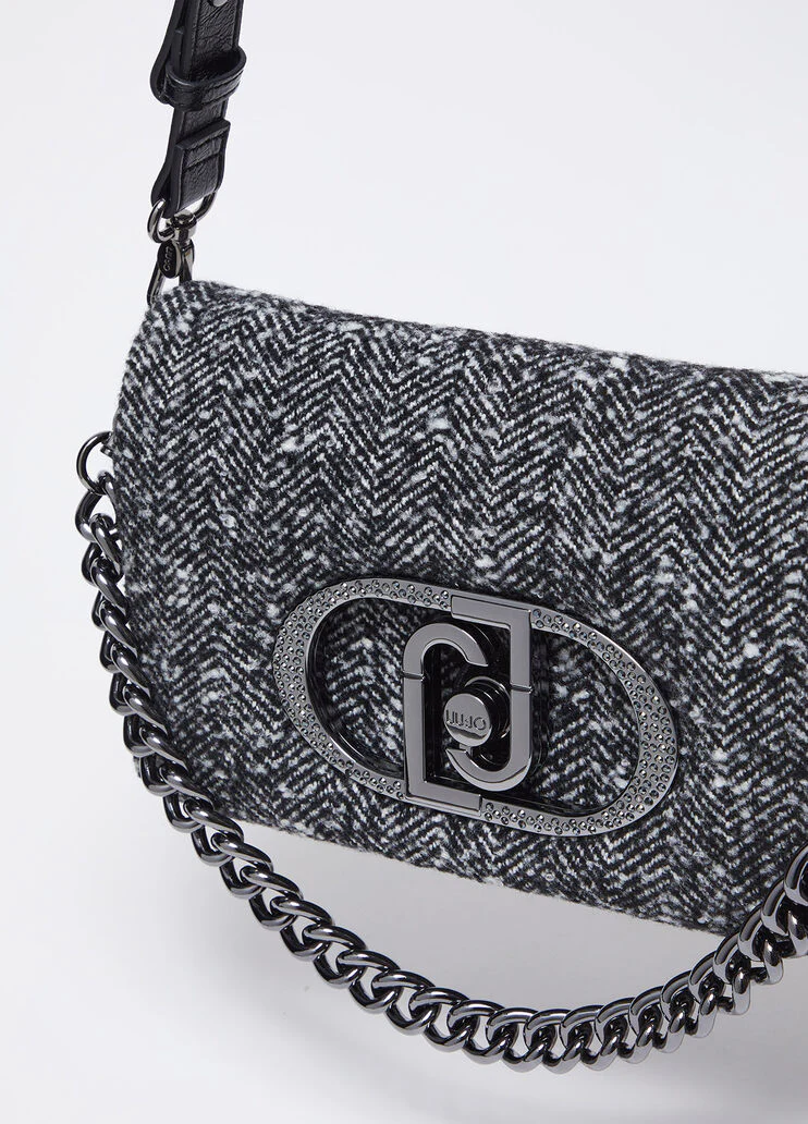 Large chevron LaPuffy bag