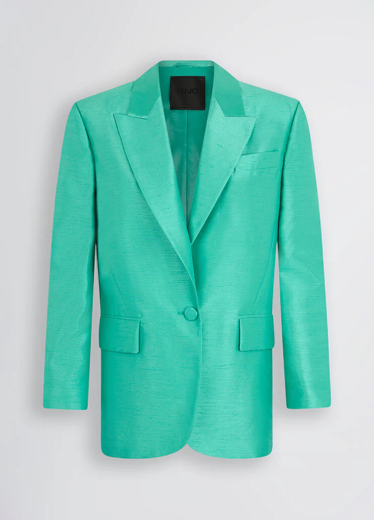 Shantung blazer