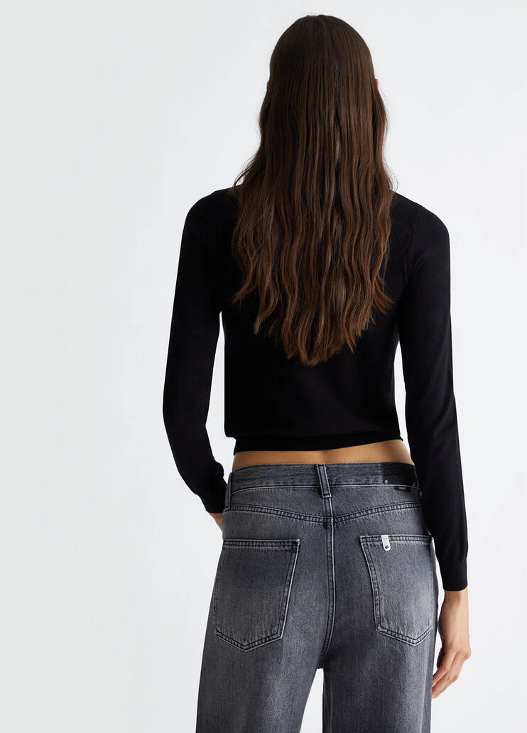 Jumper with gemstones