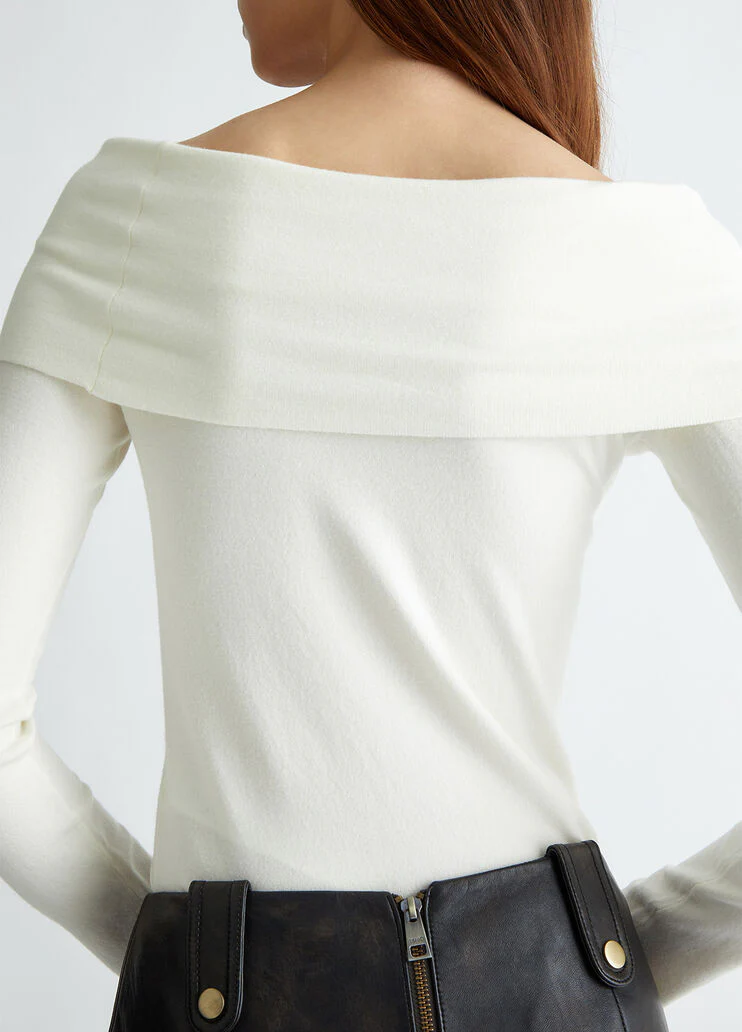 White body suit with cut-out