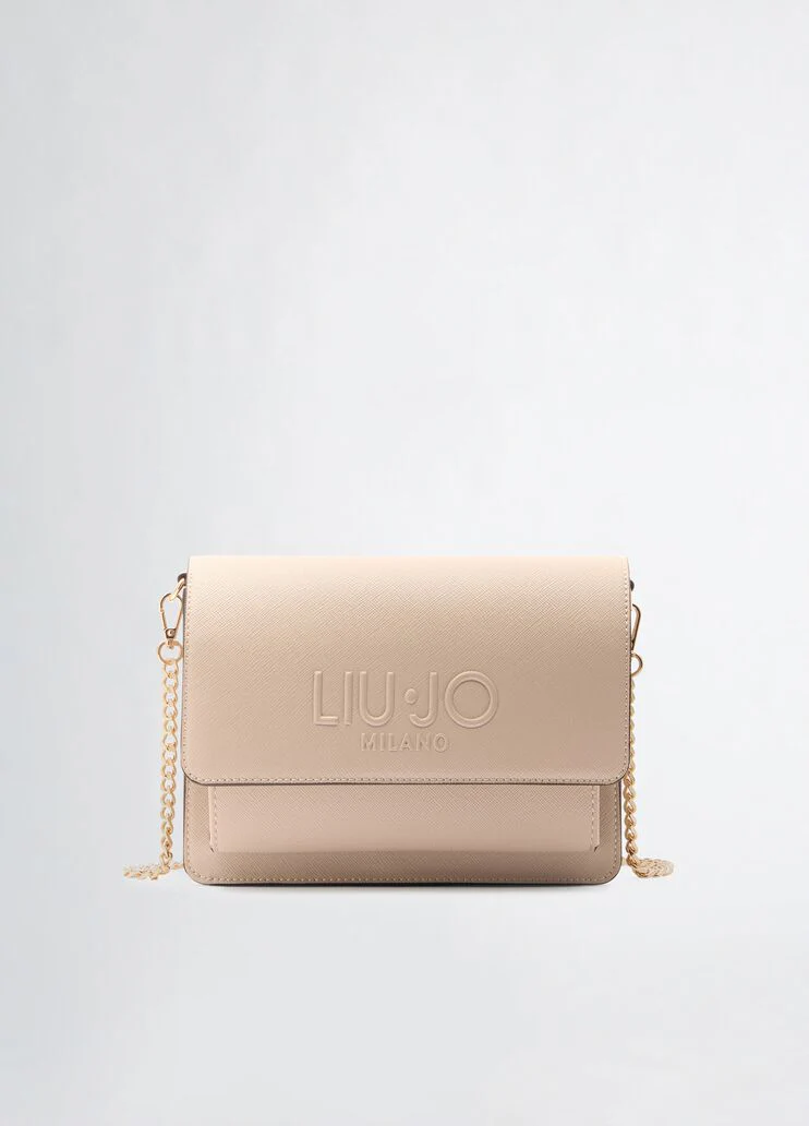 Beige crossbody bag