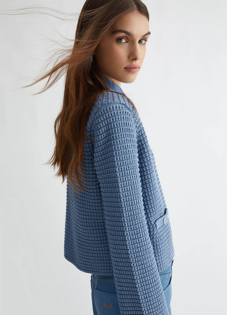 Knit cardigan