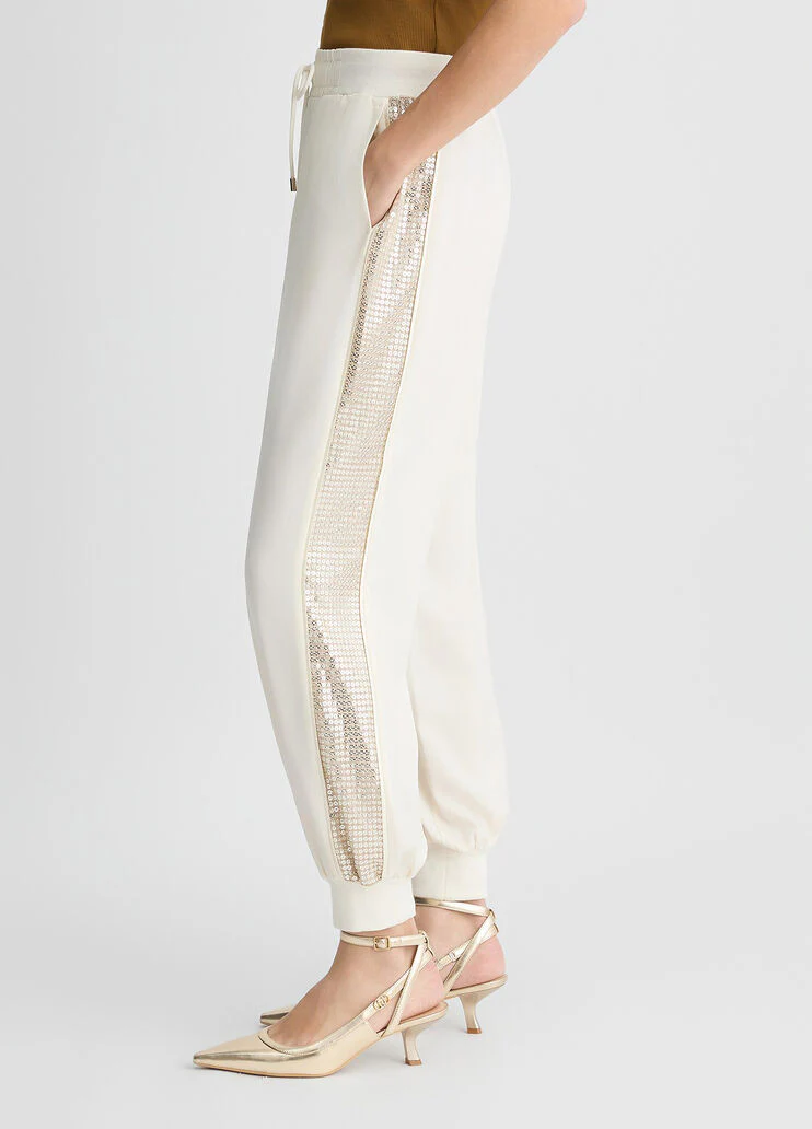 Joggers with sequins