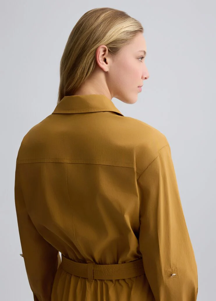 Mustard yellow worker jumpsuit