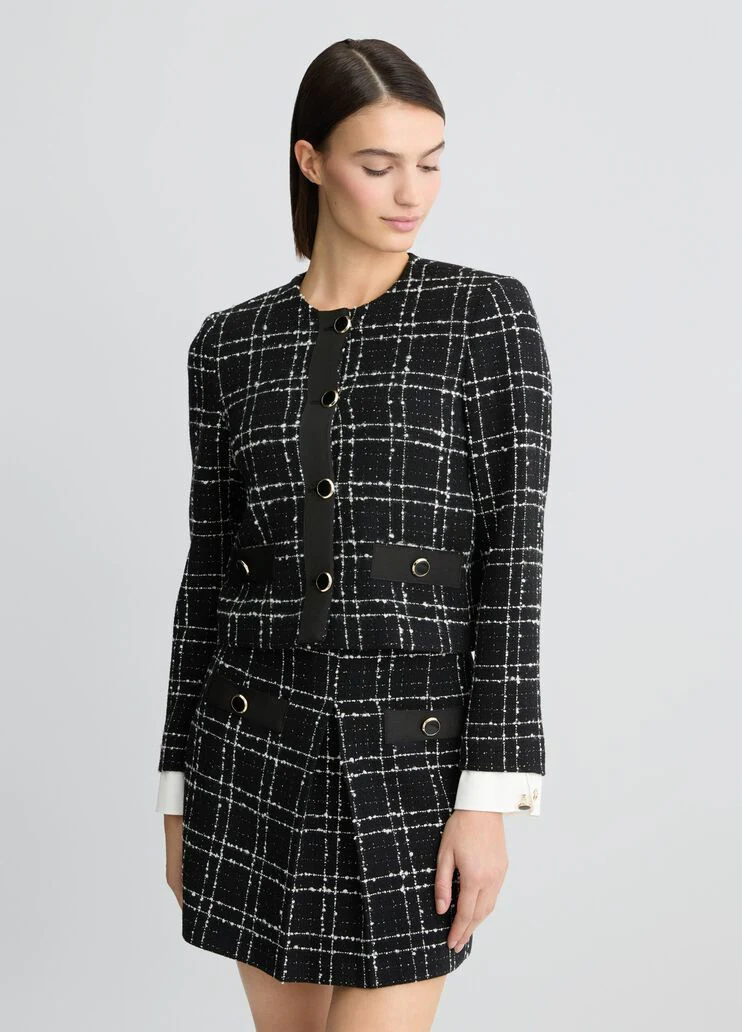 Lurex bouclé jacket