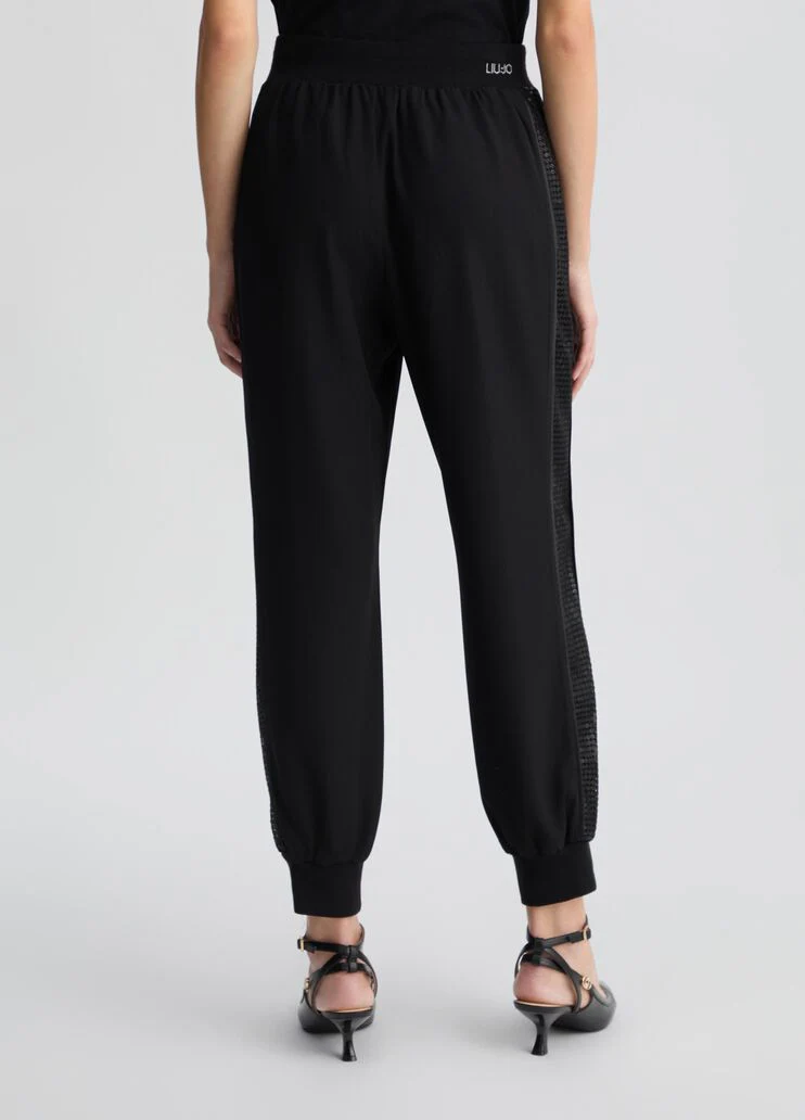 Joggers with sequins