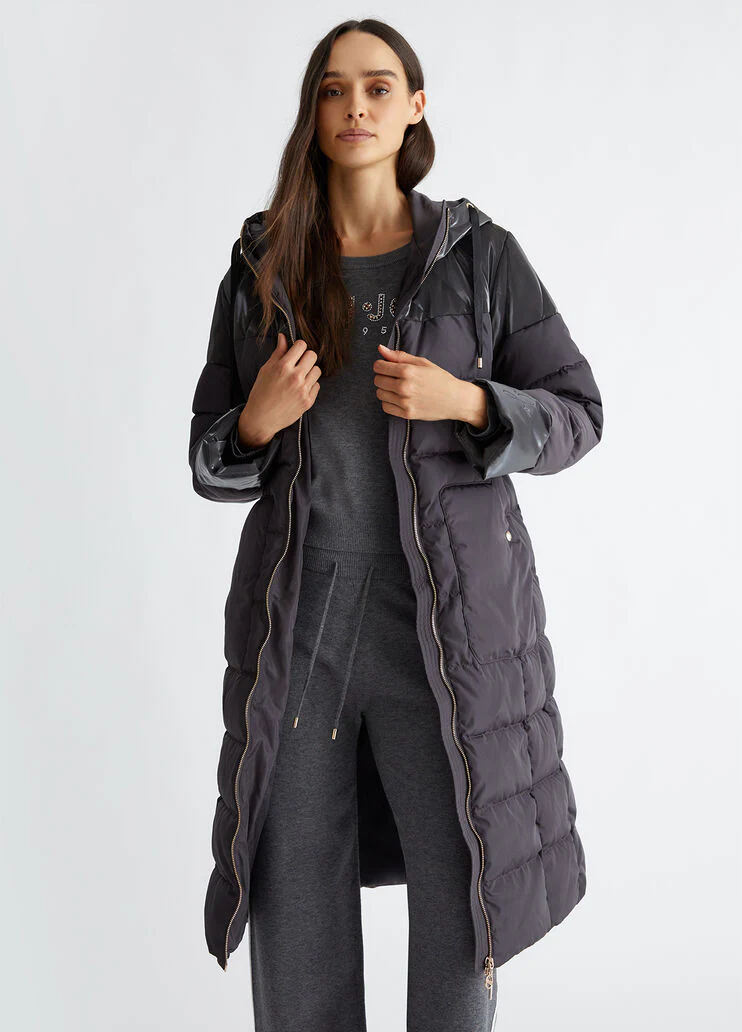 Quilted padded coat