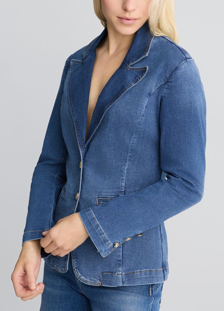 Denim blazer