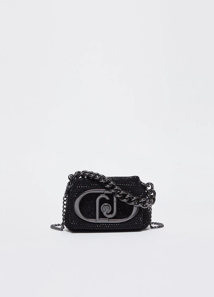 Mini LaPuffy bag with rhinestones