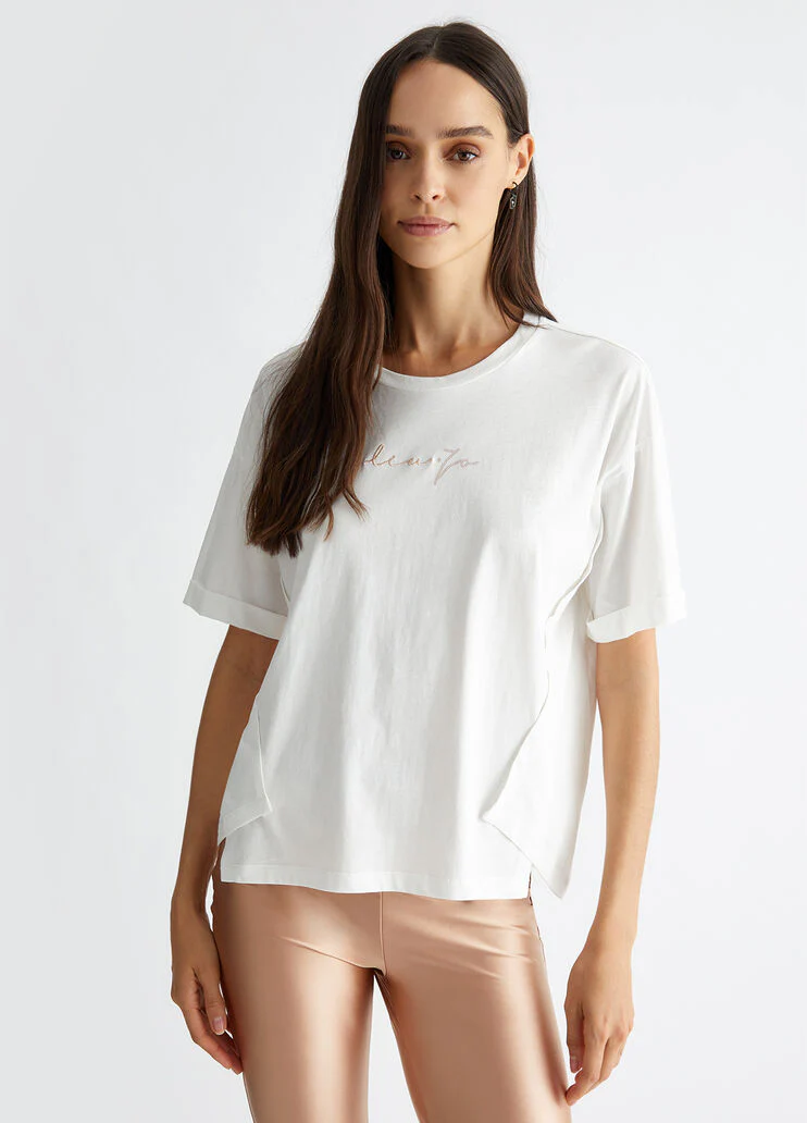 Oversized jersey T-shirt