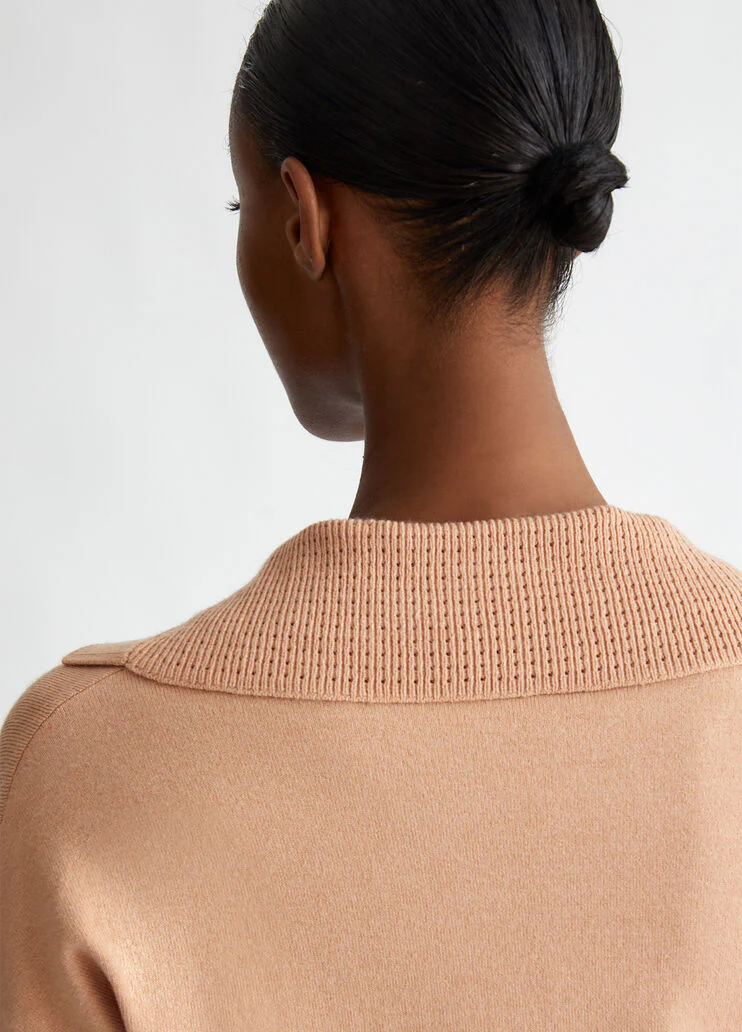 Sweater with tie details