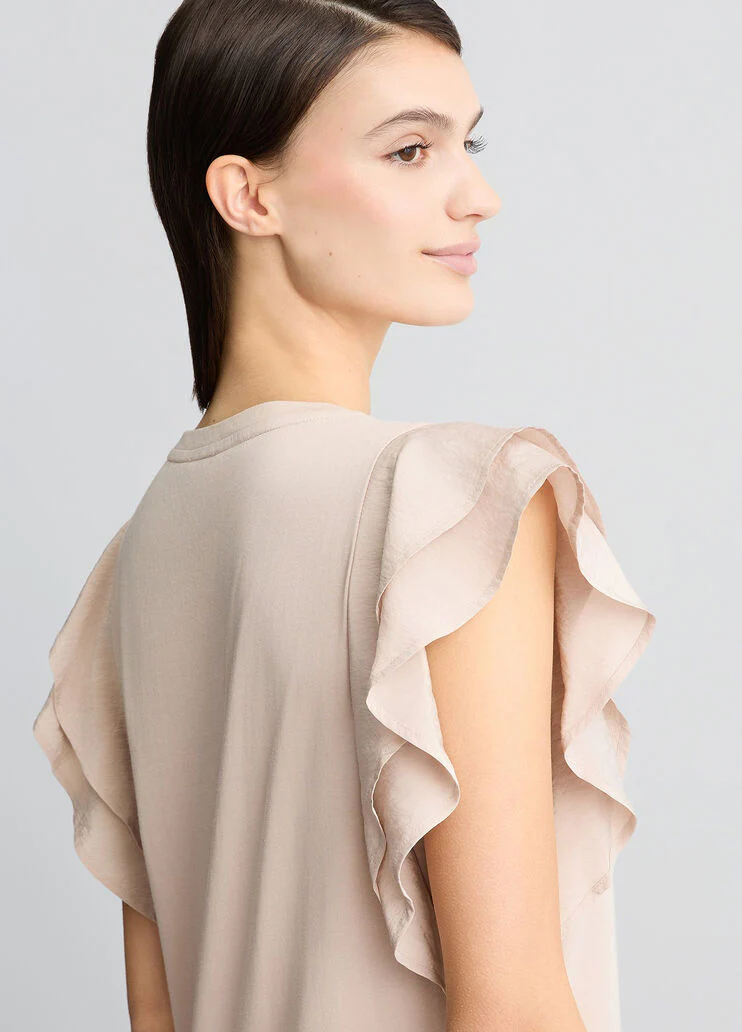 T-shirt with ruching