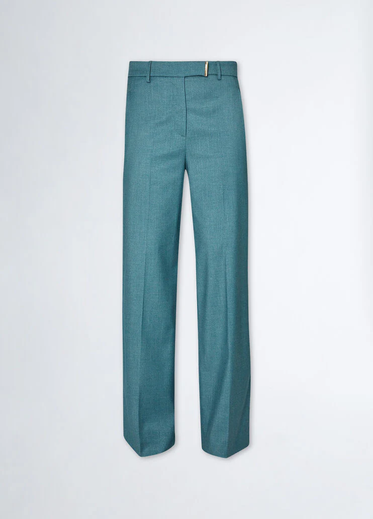Straight-leg suit trousers