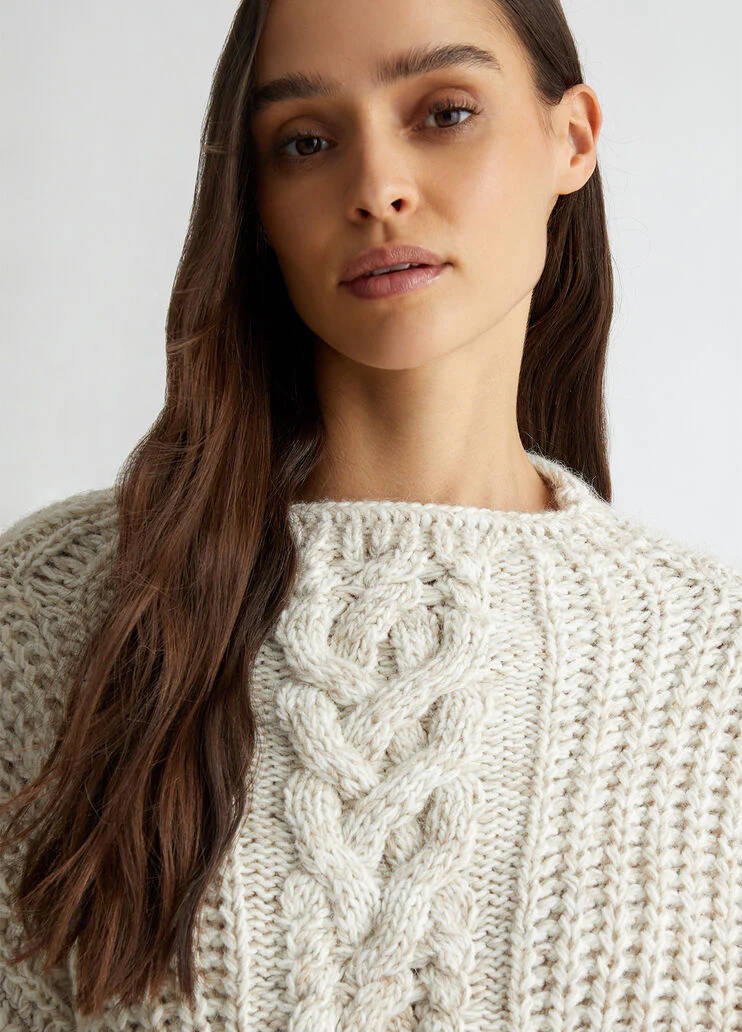 Wool and alpaca blend sweater