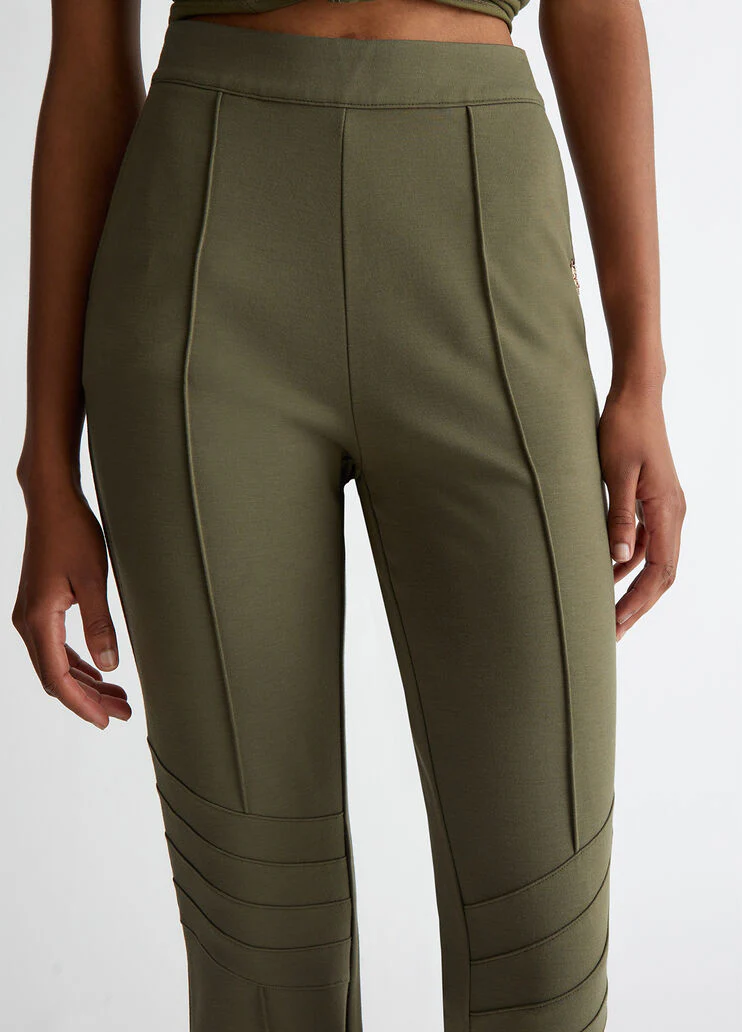 Stretch jersey trousers