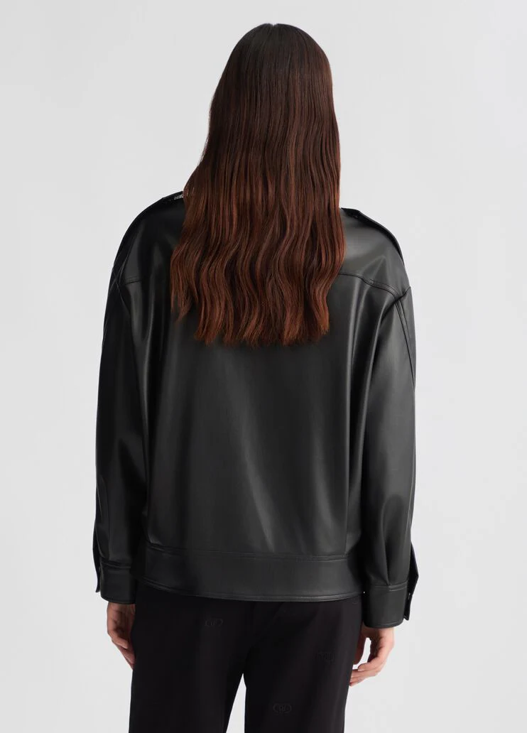 Coated fabric jacket