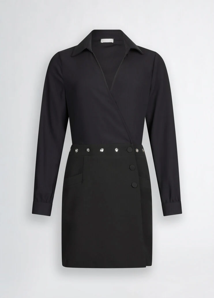 Dress with gemstones