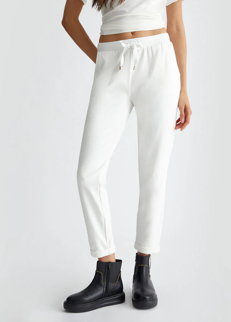 Jogging pants in jersey