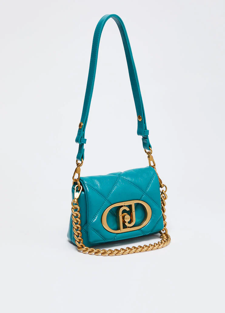 Small matelassé LaPuffy bag