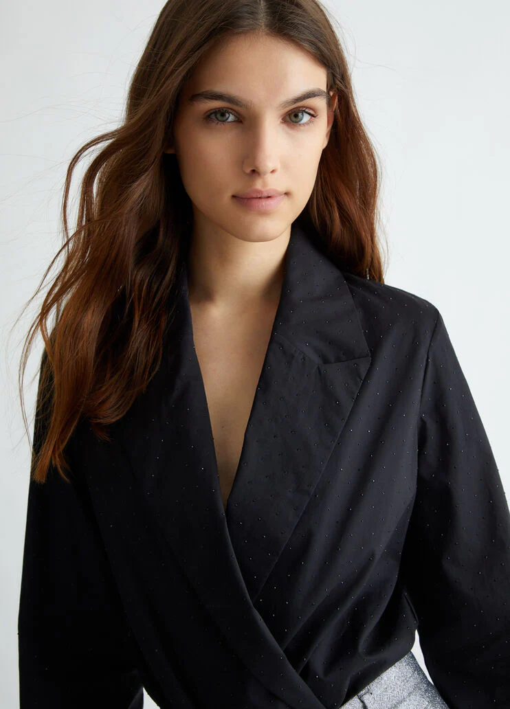 Bodysuit with mini-studs