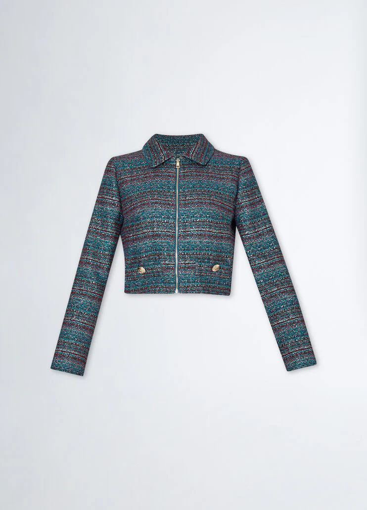 Bouclé suit jacket
