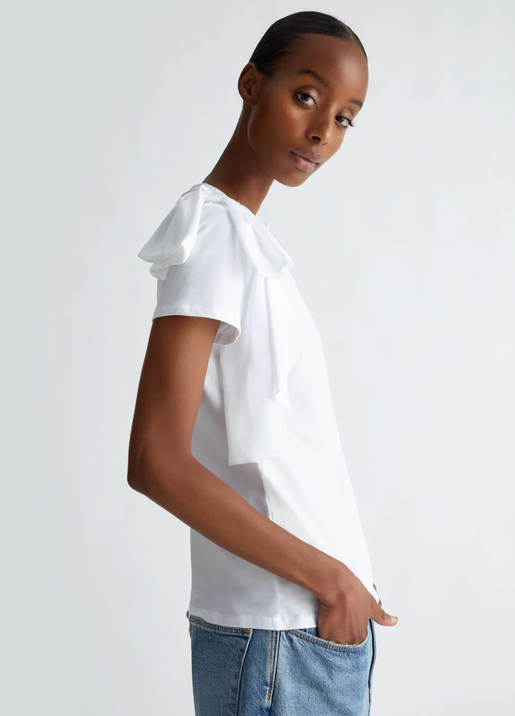 T-shirt with ruching