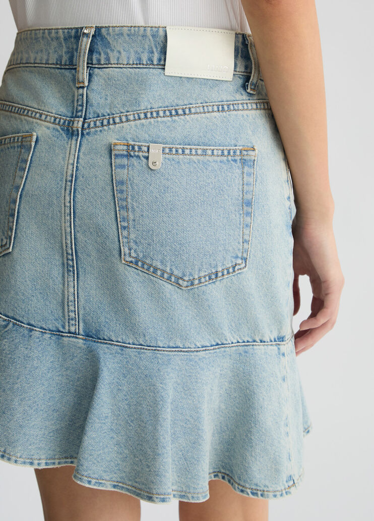 Denim miniskirt