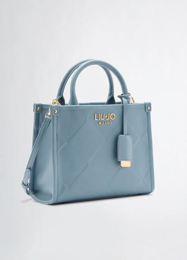 Light blue shopping bag