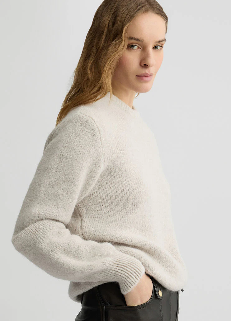Alpaca-blend pullover