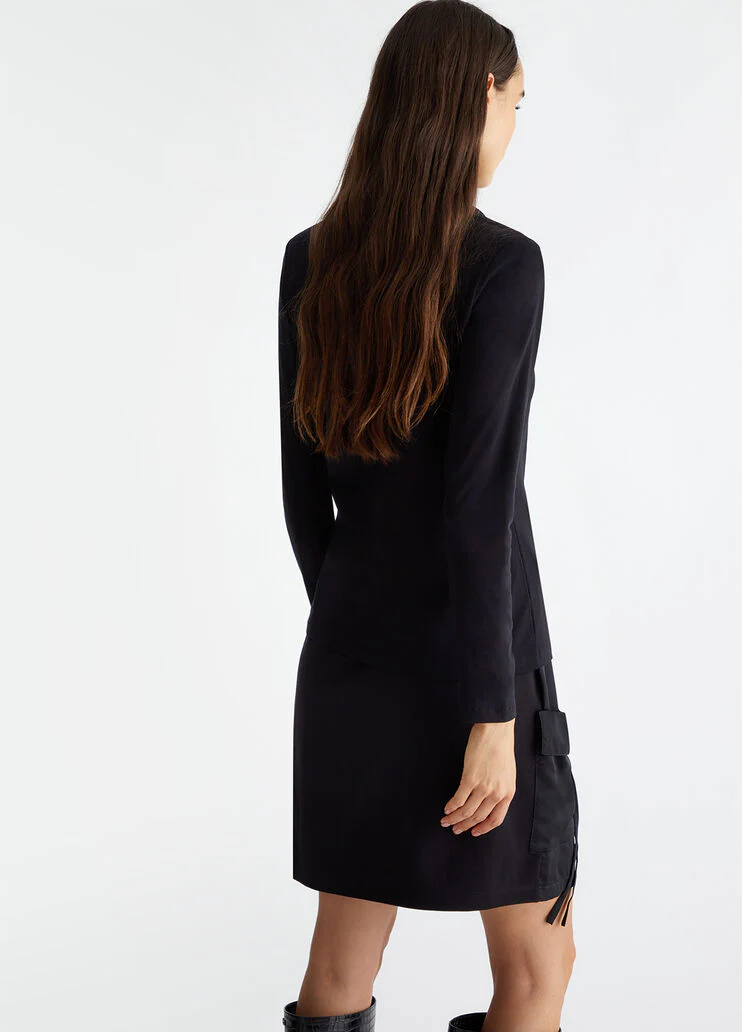 T-shirt with rhinestones