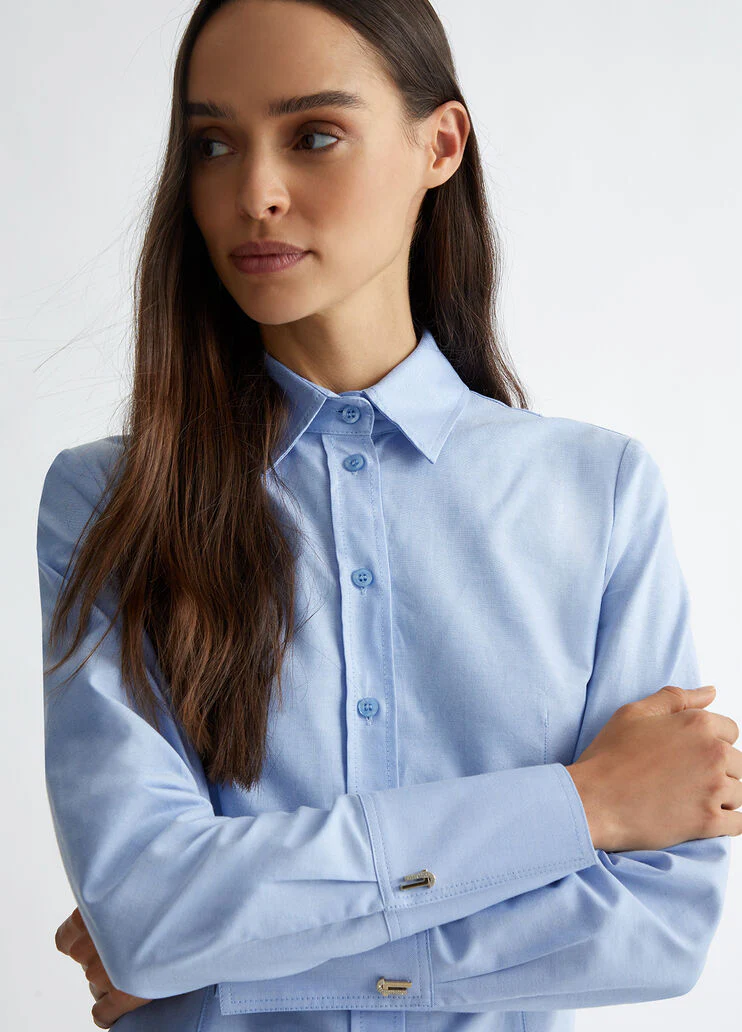 Cotton Oxford shirt