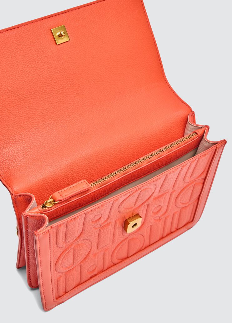 Orange crossbody bag
