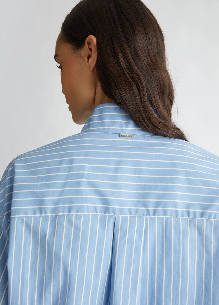 Striped oversized shirt