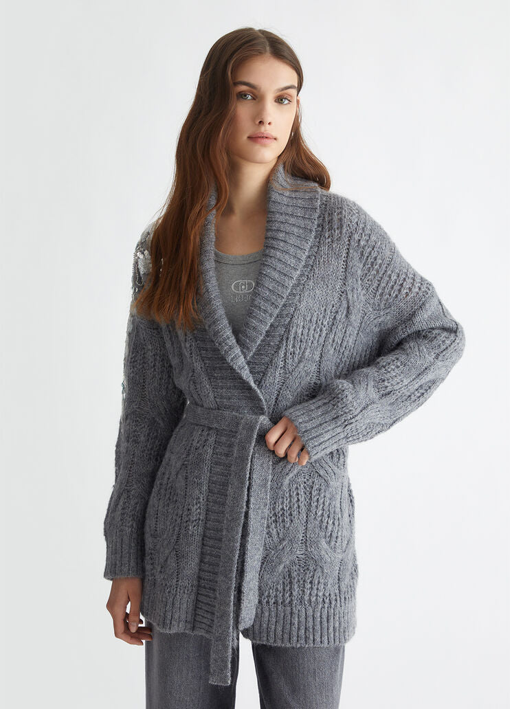 Cardigans with sequins