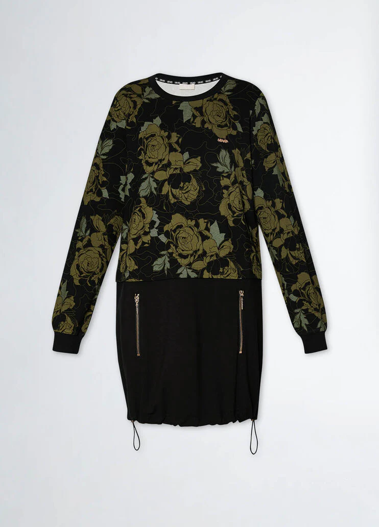 Dress with floral print