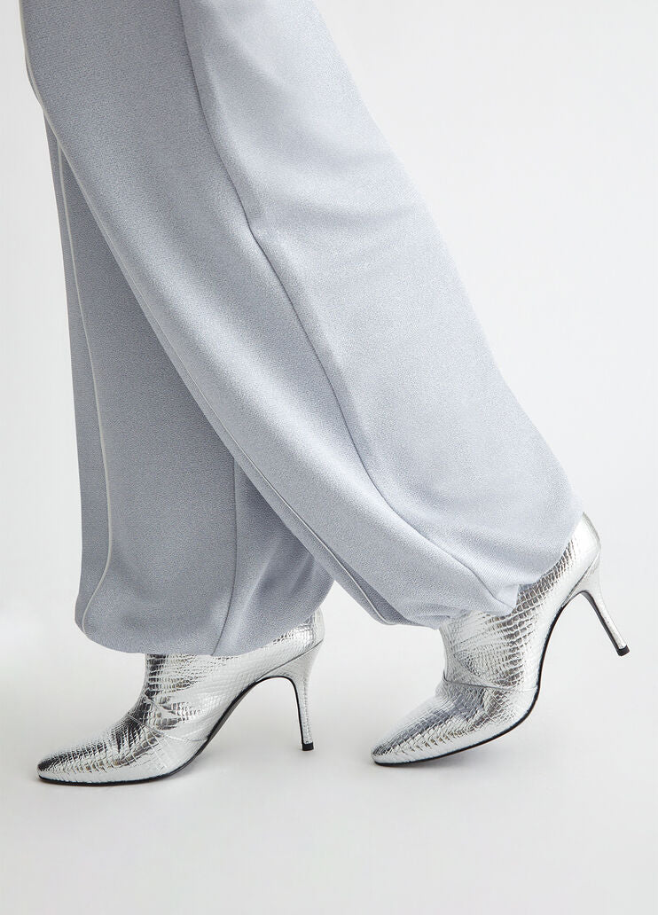 Lurex jersey trousers