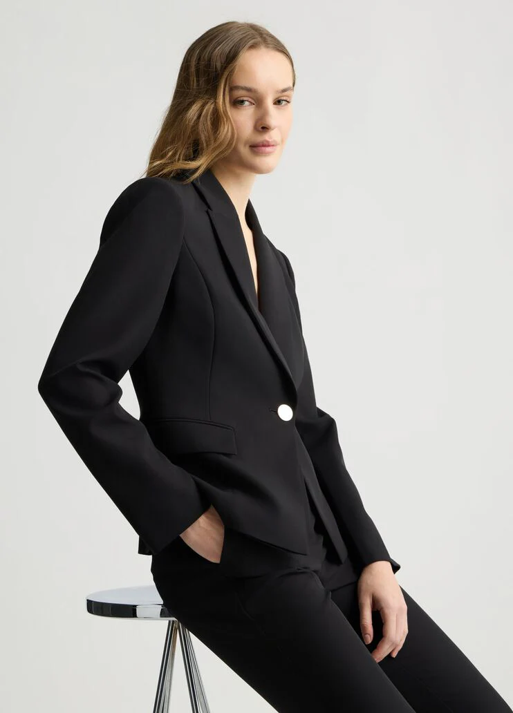 Light blue slim-fit blazer