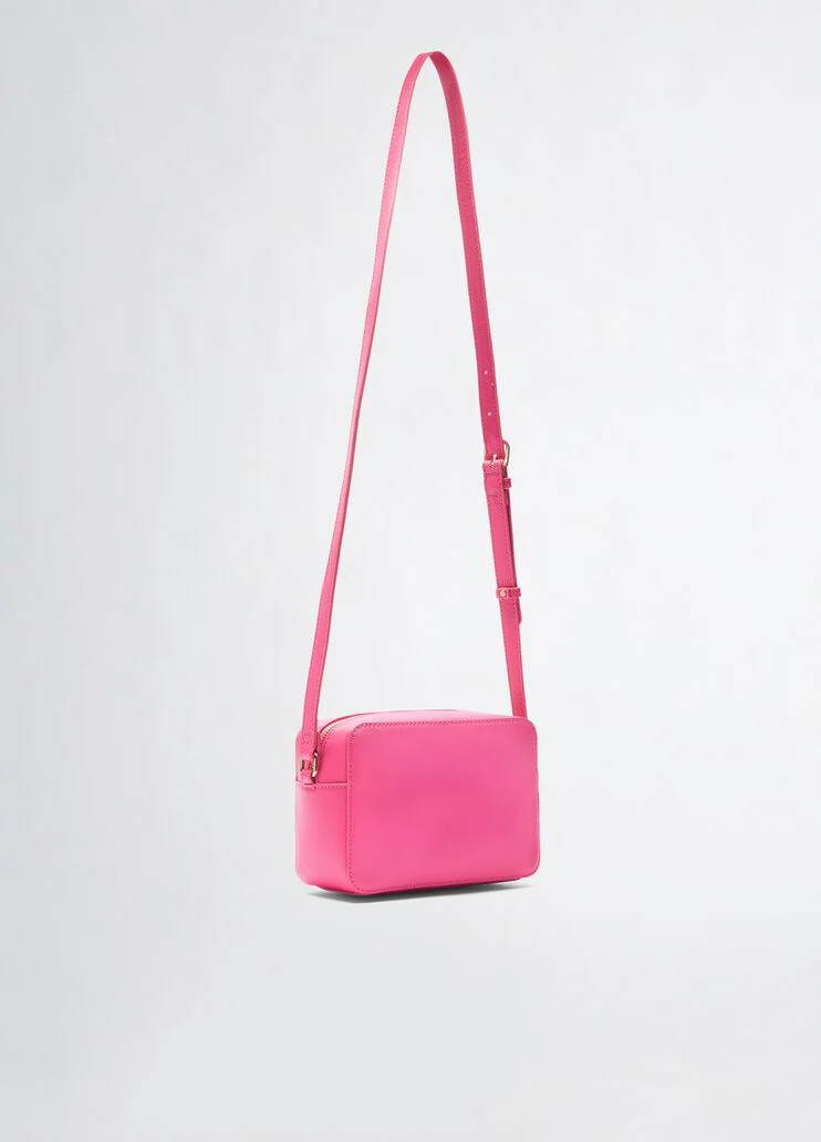 Bright pink crossbody bag